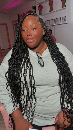 Nu Locs w/ Curly Ends ($395) Hair is not included