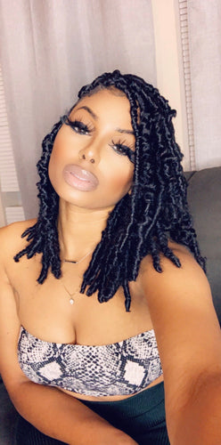 Bailee Bob/ Shoulder Length Locs ($395) Hair not included
